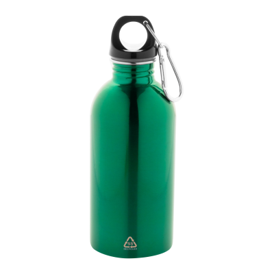 RECYCLED STAINLESS STEEL METAL BOTTLE in Green