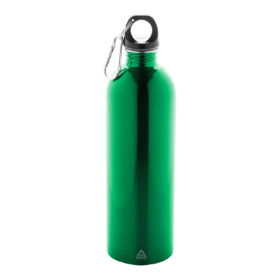 RECYCLED STAINLESS STEEL METAL BOTTLE in Green