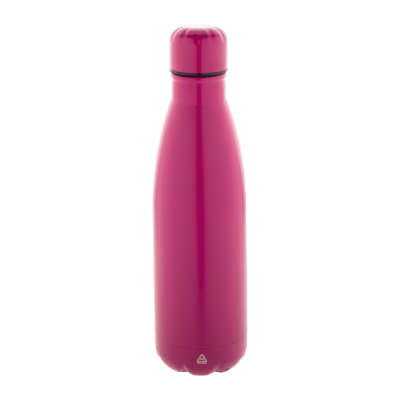 RECYCLED STAINLESS STEEL METAL BOTTLE in Pink