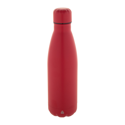 RECYCLED STAINLESS STEEL METAL BOTTLE in Red