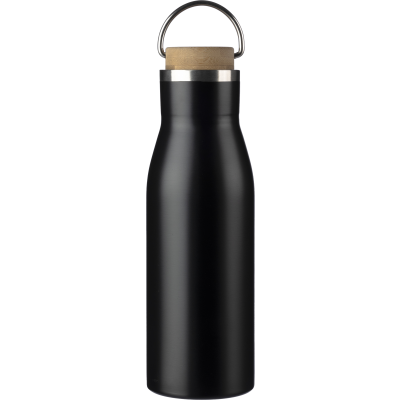 RECYCLED STEEL BOTTLE (500ML) in Black