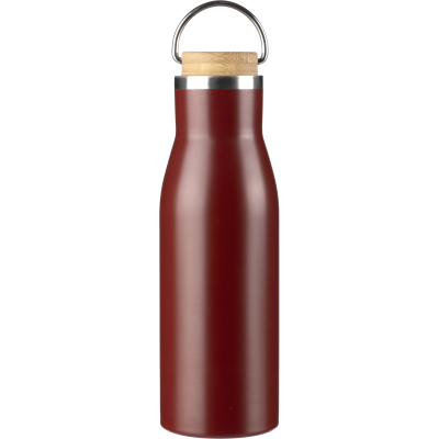 RECYCLED STEEL BOTTLE (500ML) in Burgundy