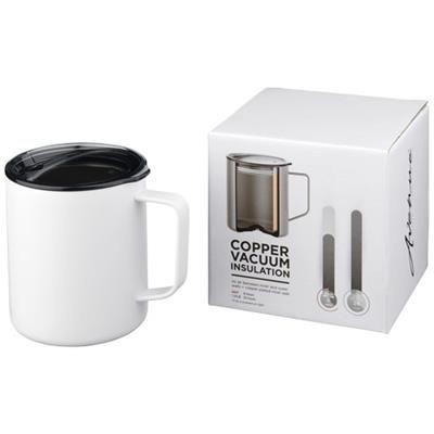 ROVER 420 ML COPPER VACUUM THERMAL INSULATED MUG in White Solid