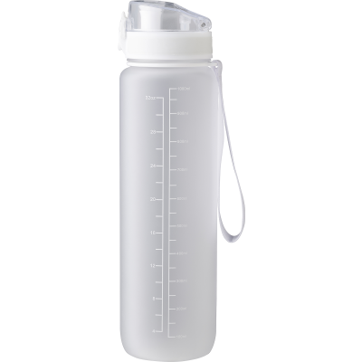 RPET BOTTLE with Time Markings (1000Ml) in Clear Transparent