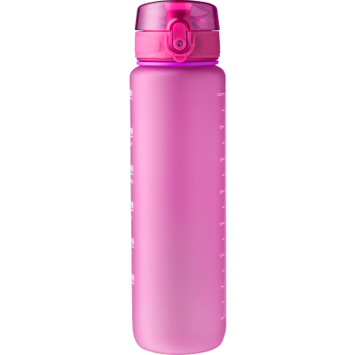 RPET BOTTLE with Time Markings (1000Ml) in Fuchsia