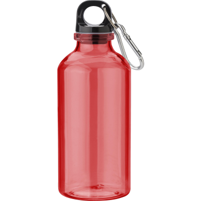 RPET DRINK BOTTLE (400ML) in Red