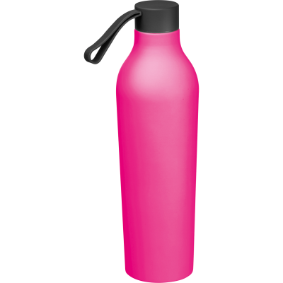 RUBBER DRINK BOTTLE, 750ML in Pink