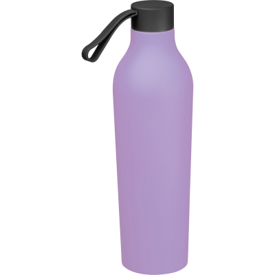 RUBBER DRINK BOTTLE, 750ML in Purple