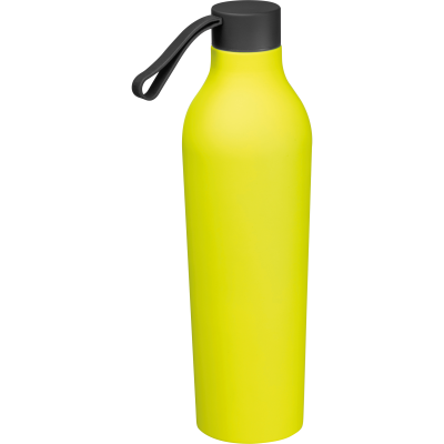 RUBBER DRINK BOTTLE, 750ML in Yellow