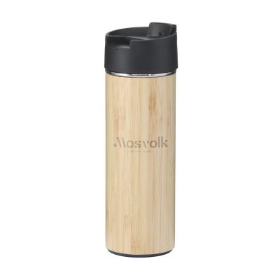SAKURA 360 ML BAMBOO THERMO BOTTLE & THERMO CUP in Bamboo