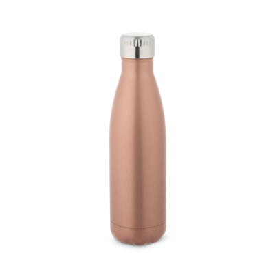 SHOW SATIN STAINLESS STEEL METAL BOTTLE 500 ML in Champagne