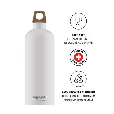 SIGG TRAVELLER BOTTLE MY PLANET 1L WHITE TOUCH