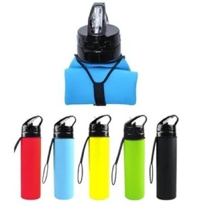 SILICONE COLLAPSIBLE WATER BOTTLE - PROMOTIONAL CORPORATE GIFT