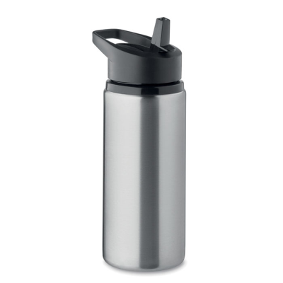 SINGLE WALL BOTTLE 500 ML in Silver
