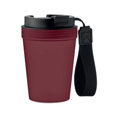 SINGLE WALL TUMBLER 300 ML in Red