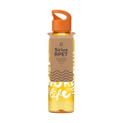 SIRIUS GRS RPET 650 ML DRINK BOTTLE in Orange
