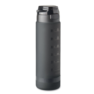 SPORTS WATER BOTTLE RPET 1L in Black