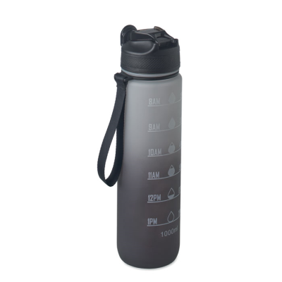 SPORTS WATER BOTTLE RPET 1L in Black