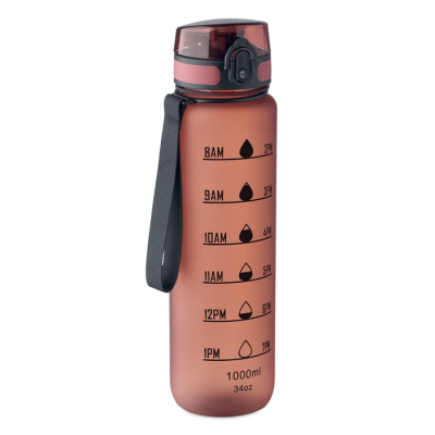 SPORTS WATER BOTTLE RPET 1L in Red