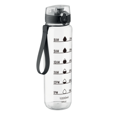SPORTS WATER BOTTLE RPET 1L in White