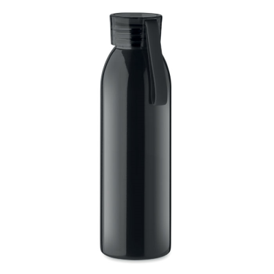 STAINLESS STEEL METAL BOTTLE 650ML in Black
