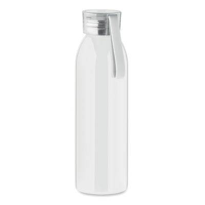 STAINLESS STEEL METAL BOTTLE 650ML in White