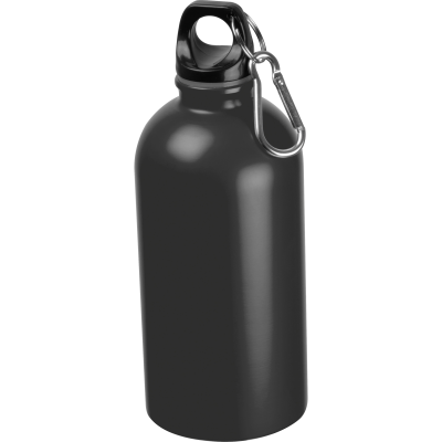 STAINLESS STEEL METAL BOTTLE NEW YORK in Black 