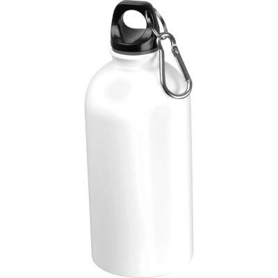 STAINLESS STEEL METAL BOTTLE NEW YORK in White 