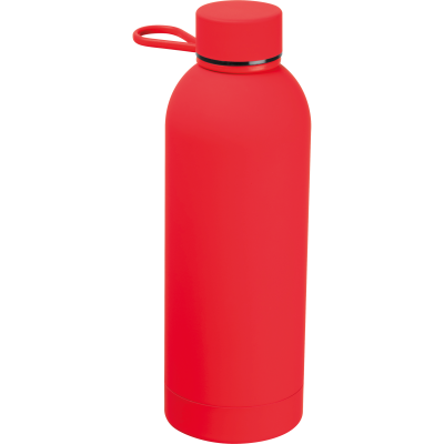STAINLESS STEEL METAL BOTTLE OSTRAVA in Red 