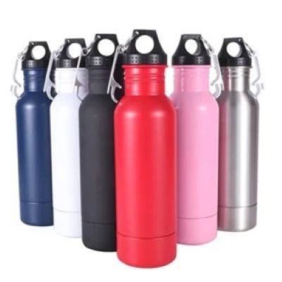 STAINLESS STEEL METAL COOLER BOTTLE - PROMOTIONAL CORPORATE GIFT