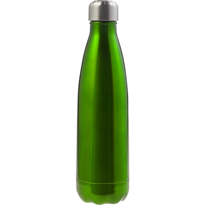 STAINLESS STEEL METAL DOUBLE WALLED BOTTLE (500ML) in Green