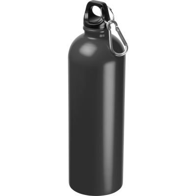 STAINLESS STEEL METAL DRINK BOTTLE OSTROV in Black 