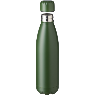STAINLESS STEEL METAL SINGLE WALLED BOTTLE (700ML) in Green - PROMOTIONAL CORPORATE GIFT