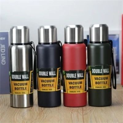 STAINLESS STEEL METAL THERMOS CUP OUTDOOR PORTABLE PRINT LOGO - PROMOTIONAL CORPORATE GIFT