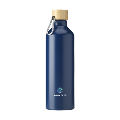 STEELBAMBOO RCS RECYCLED STEEL 750 ML WATER BOTTLE in Navy