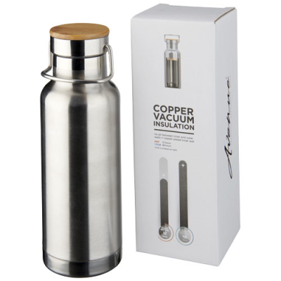 THOR 480 ML COPPER VACUUM THERMAL INSULATED WATER BOTTLE in Silver