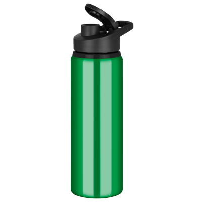 TIDE ALUMINIUM METAL WATER BOTTLE with Snap Cap Lid - 750Ml Green - PROMOTIONAL CORPORATE GIFT