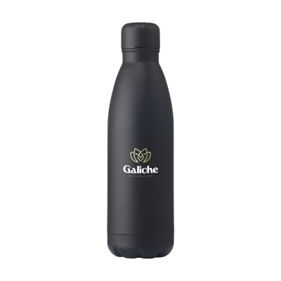 TOPFLASK PREMIUM RCS RECYCLED STEEL 500 ML in Black