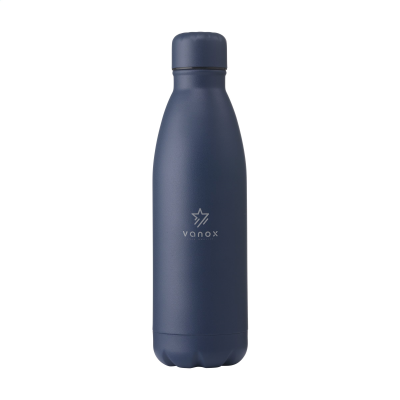 TOPFLASK PREMIUM RCS RECYCLED STEEL 500 ML in Dark Blue