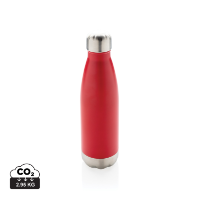 VACUUM THERMAL INSULATED STAINLESS STEEL METAL BOTTLE in Red