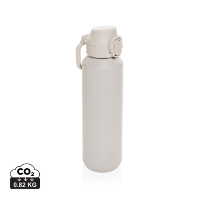 VIA RCS RE-STEEL LOCKABLE SPORTS BOTTLE 600ML in Beige