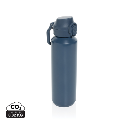VIA RCS RE-STEEL LOCKABLE SPORTS BOTTLE 600ML in Navy