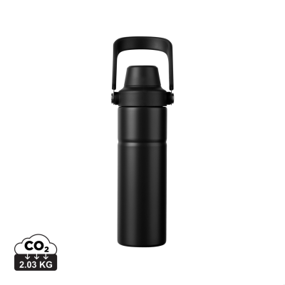 VINGA BALTIMORE TREK RCS RECYCLED SS BOTTLE 600 ML in Black