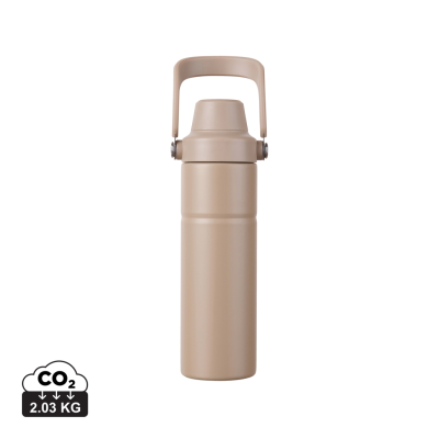 VINGA BALTIMORE TREK RCS RECYCLED SS BOTTLE 600 ML in Greige