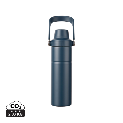 VINGA BALTIMORE TREK RCS RECYCLED SS BOTTLE 600 ML in Navy