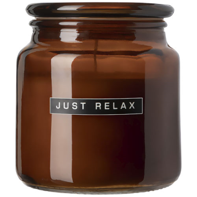 WELLMARK LETS GET COZY 650 G SCENTED CANDLE - CEDAR WOOD FRAGRANCE