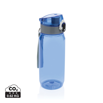 YIDE RCS RECYCLED PET LEAKPROOF LOCKABLE WATERBOTTLE 600ML in Blue