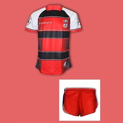 RUGBY KIT TEE SHIRT AND SHORTS