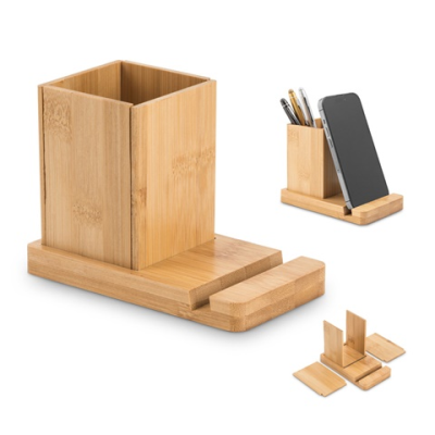 ERWIN DESK SET with Mobile Phone Holder & Cup