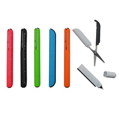 FOUR in One Pen Stationery Tool Set
